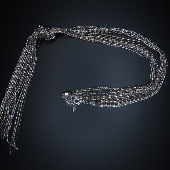 Multi Color Chain Necklace - Picture 2 of 3